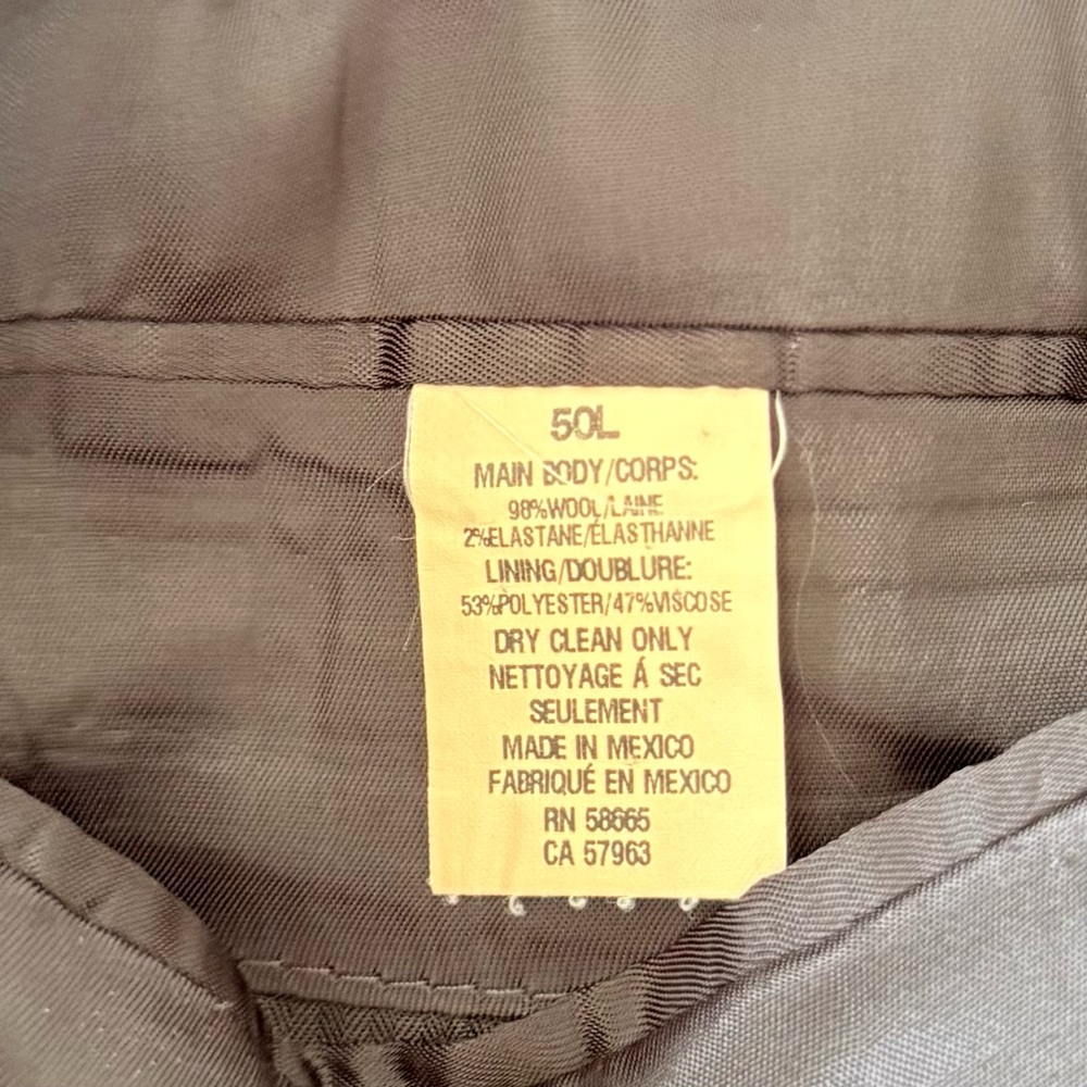 Nordstrom Tech Smart Men’s Black Suit, 50L - Picture 6 of 11